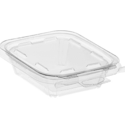 8 oz Clear Hinged Seal Container