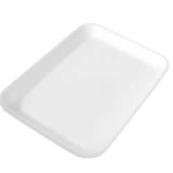 2S White Foam Tray