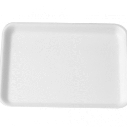 Shop Foam Tray 2PP – durable, lightweight trays for food display and storage. Ideal for meat, produce, and deli. 400 trays per case.
