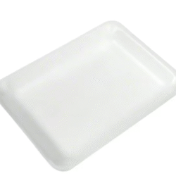 White 4P Foam Tray