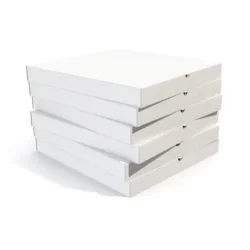 White PP Pizza Stacks – 1000/Case