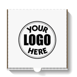 Pizza Box 12”x12” Plain White custom print