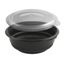 Plastic Food Container With Lid (Bowl) – 32 Oz – 150 Cs
